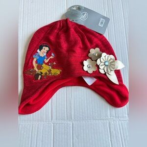 Disney Store Snow White Princess Red Beanie Hat Girls Size M/L (7-10)